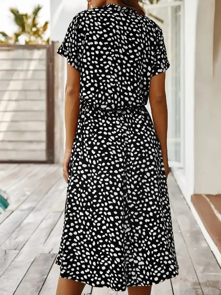 Vintage Polkadot Kleid